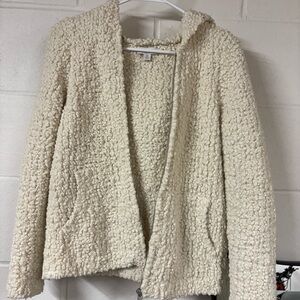 Barefoot Dreams Cozy Cream Sherpa Jacket